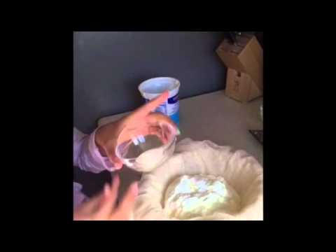 LABNEH how to make Lebanese cream cheese Melinda Ayoub