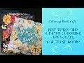 Flip Throughs of Two Coloring Books by Cafe Book Coloring