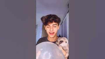 Kyle Thomas 💙 HE BURST THE BALLOON 😭😭 #kylethomas #shorts