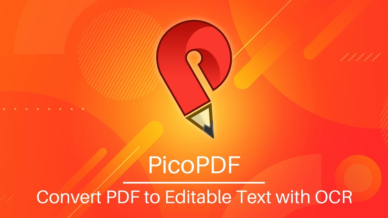 Convert pdf to editable text using ocr picopdf pdf editor tutorial