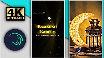 Ramadan Coming Soon Shake Effect Status Editting Alight Motion | Status Editing | XML FILE