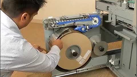 imagePRESS C10010VP C9010VP Color Sheetfed Digital Presses - eWire Pro How to Install the Wire Spool