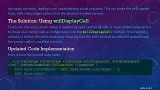 Solving The Uitableview Corner Radius Issue For Rounded Cells In Ios