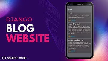 Django - Blog Website Project [Source Code]