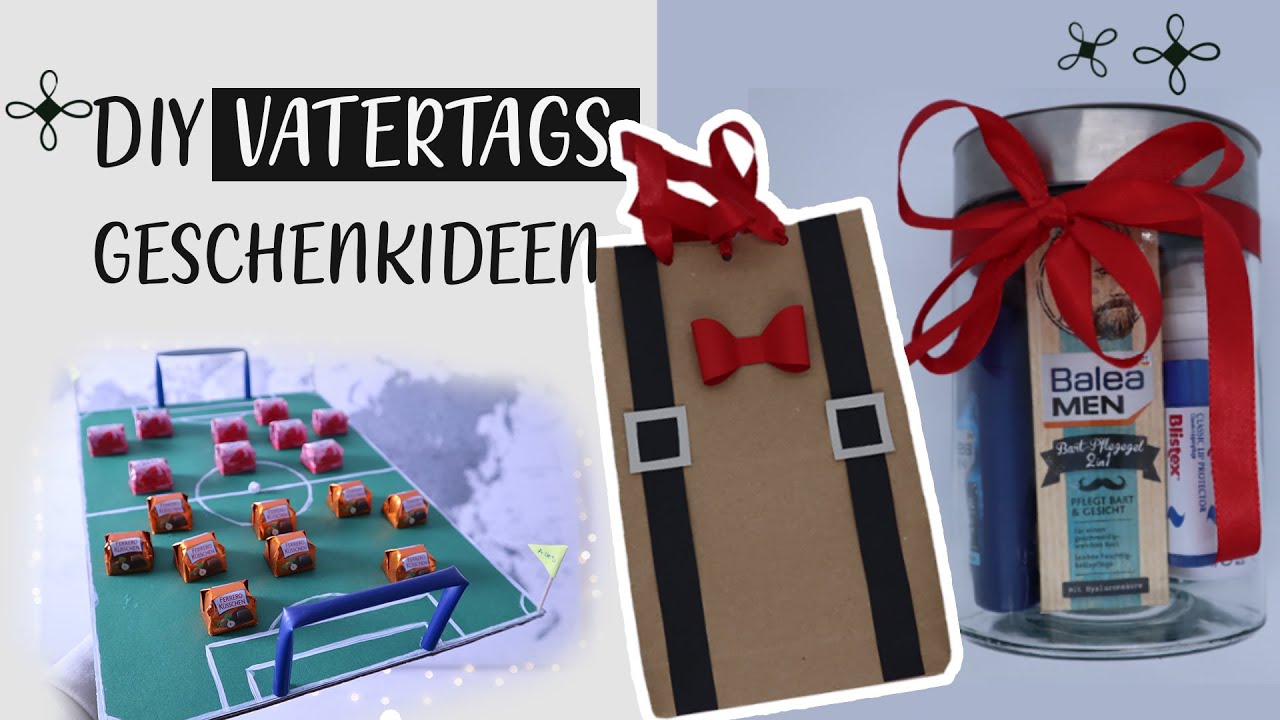 DIY Vatertagsgeschenke  Last Minute Geschenkideen 🎁 