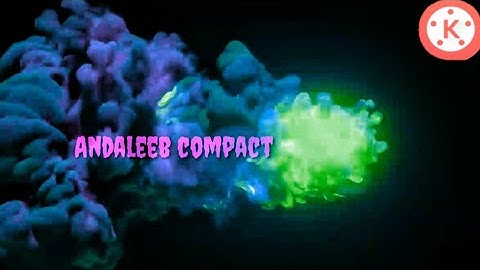 How to Make Colorful Smoke Reveal Text Animation intro in Kinemaster in Hindi