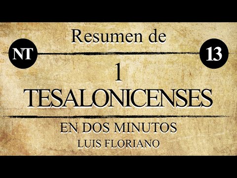 Video: ¿Cuándo se escribió 1 Tesalonicenses?