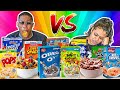 EATING ALL THE WEIRD CEREALS!!