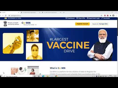 Cowin 2.0 Site Manager module for covid Vaccine