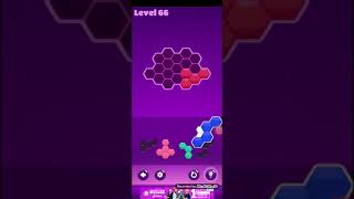 Hexa Puzzle Hero - Novice - Level 66 - Loop Games screenshot 1