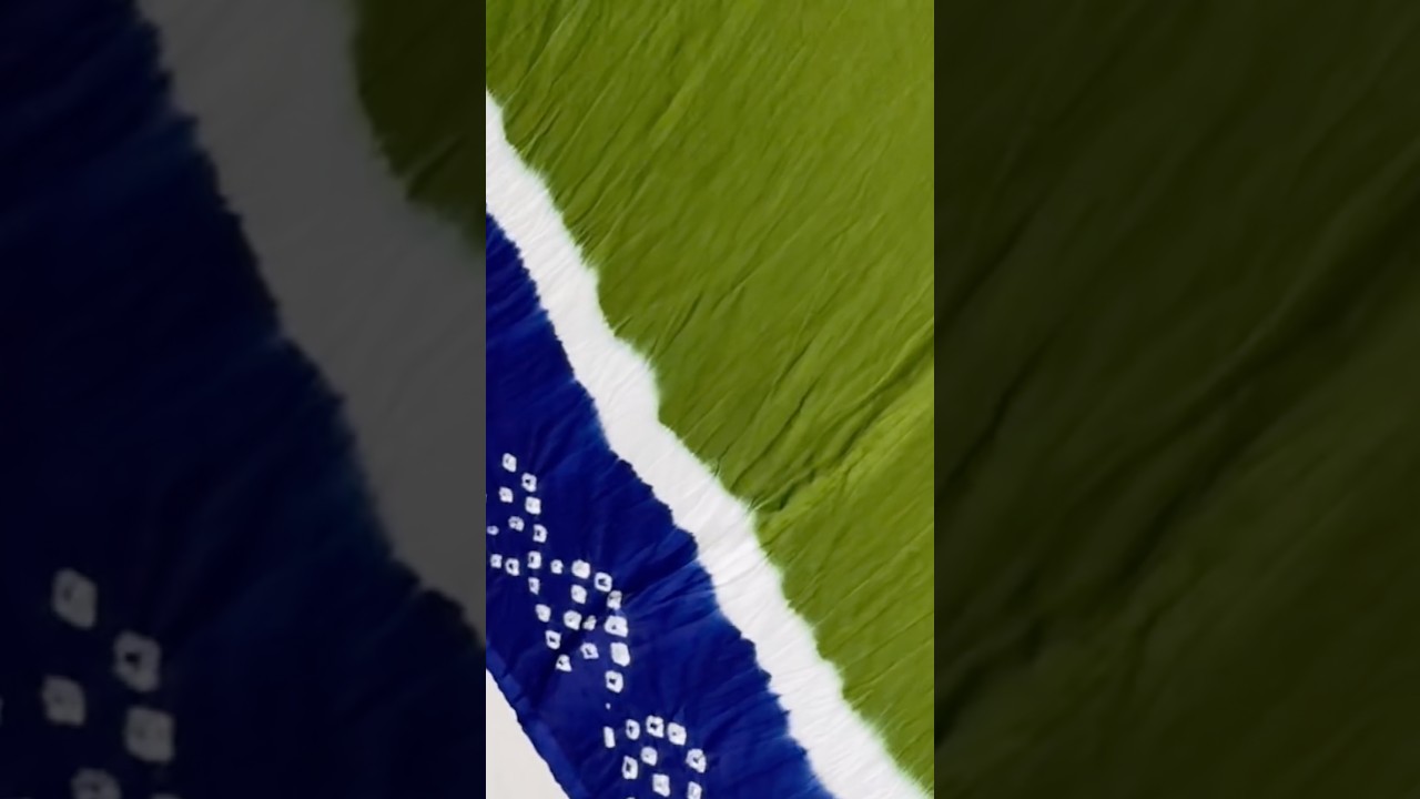 Ek Dani Bandhani Pure Lagadi Patta Gaji Silk Saree