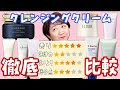 【徹底比較】クレンジングクリーム8種類！星評価つけてみた！