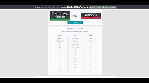 How to send match overview ~ Online Darts League Tutorial