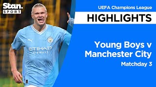 Thumbnail for BSC Young Boys v Manchester City Highlights | 2023-24 | UEFA Champions League