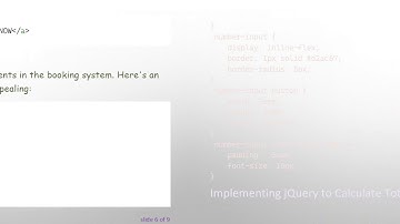 How to Collect Prices with jQuery for Your Booking System