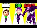 NOOB vs PRO vs HACKER In TOXIC HERO 3D!? (ALL LEVELS!)