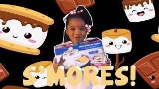 We Made S'mores with our Mini S'more Maker! | The Lit Squad