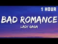 1 HOUR Lady Gaga Bad Romance Lyrics
