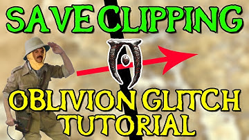 Save Clipping Glitch Tutorial - Oblivion Speedrun Tech
