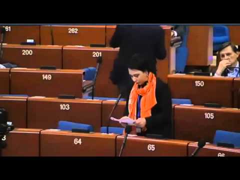 ეკა ბესელიას სიტყვით გამოსვლა ევროსაბჭოს საპარლამენტო ასამბლეაზე