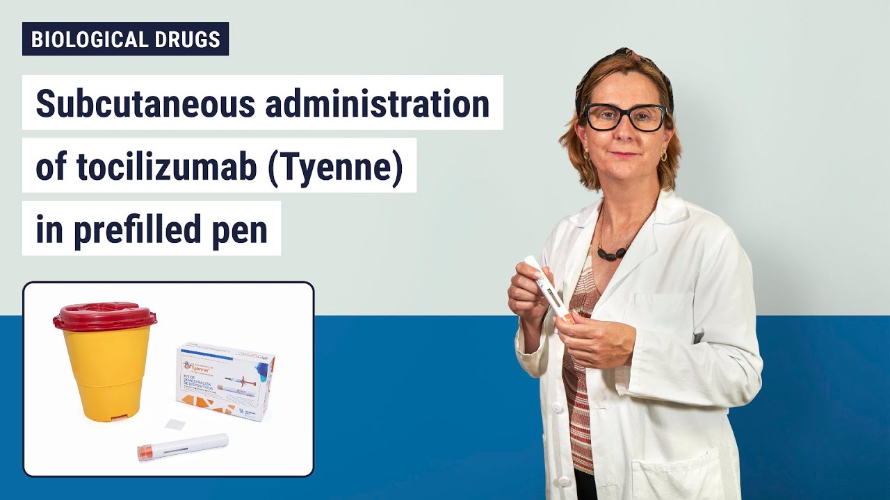 Subcutaneous administration of tocilizumab (Tyenne) in a prefilled pen