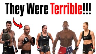 The Top 10 WORST Champions In UFC History