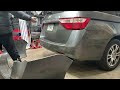 Replacing the rear bumper on a 2011–2017 Honda Odyssey