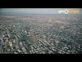 Abadoned part of Famagusta - Varosha from air, Cyprus, May 2018