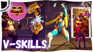 SFV:CE 🌟 All 45 Characters V-Skills 1 & 2 🌟