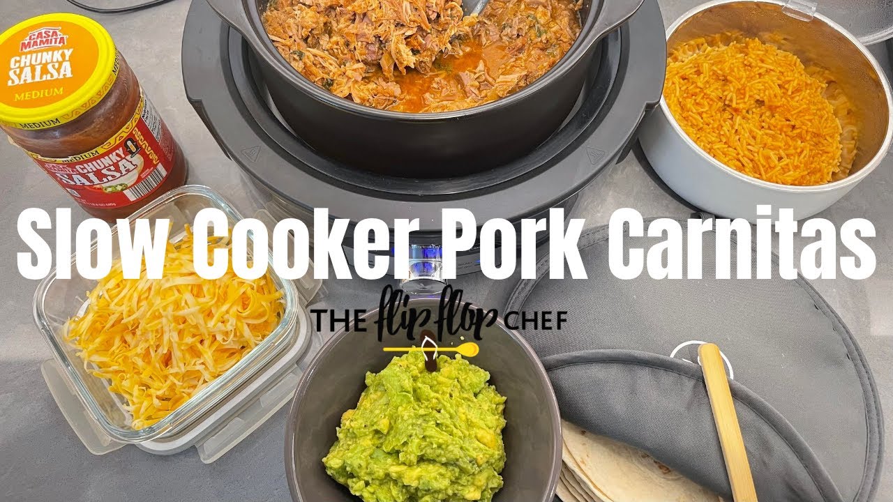 How to Make Slow Cooker Pork Carnitas YouTube