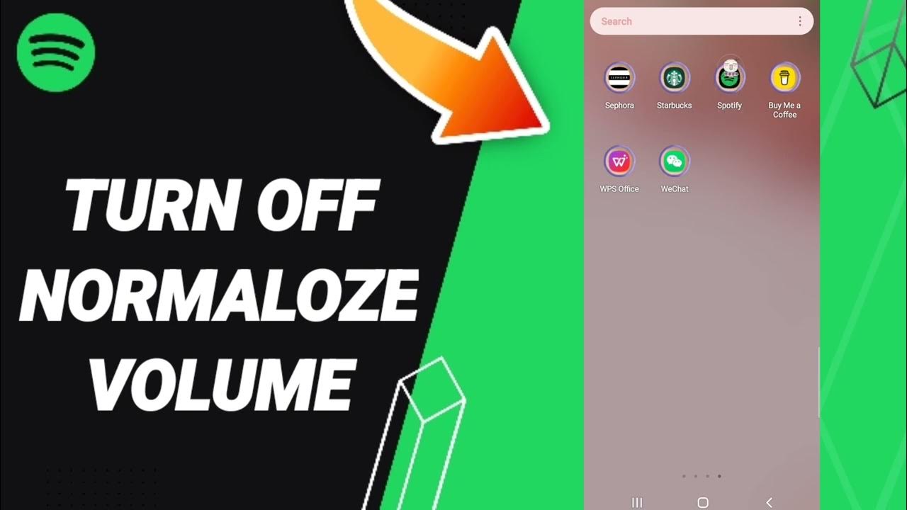 how-to-turn-off-normalize-volume-on-spotify-app-youtube