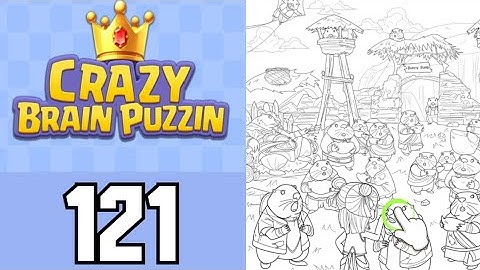 Crazy Brain Puzzle Level 121 Find The Ground hogs | Game Walkthrough