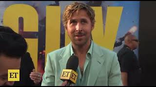 Ryan Gosling on Ryan Reynolds wearing a ‘Ryan Gosling’ shirt in #DeadpoolAndWolverine #ryanreynolds