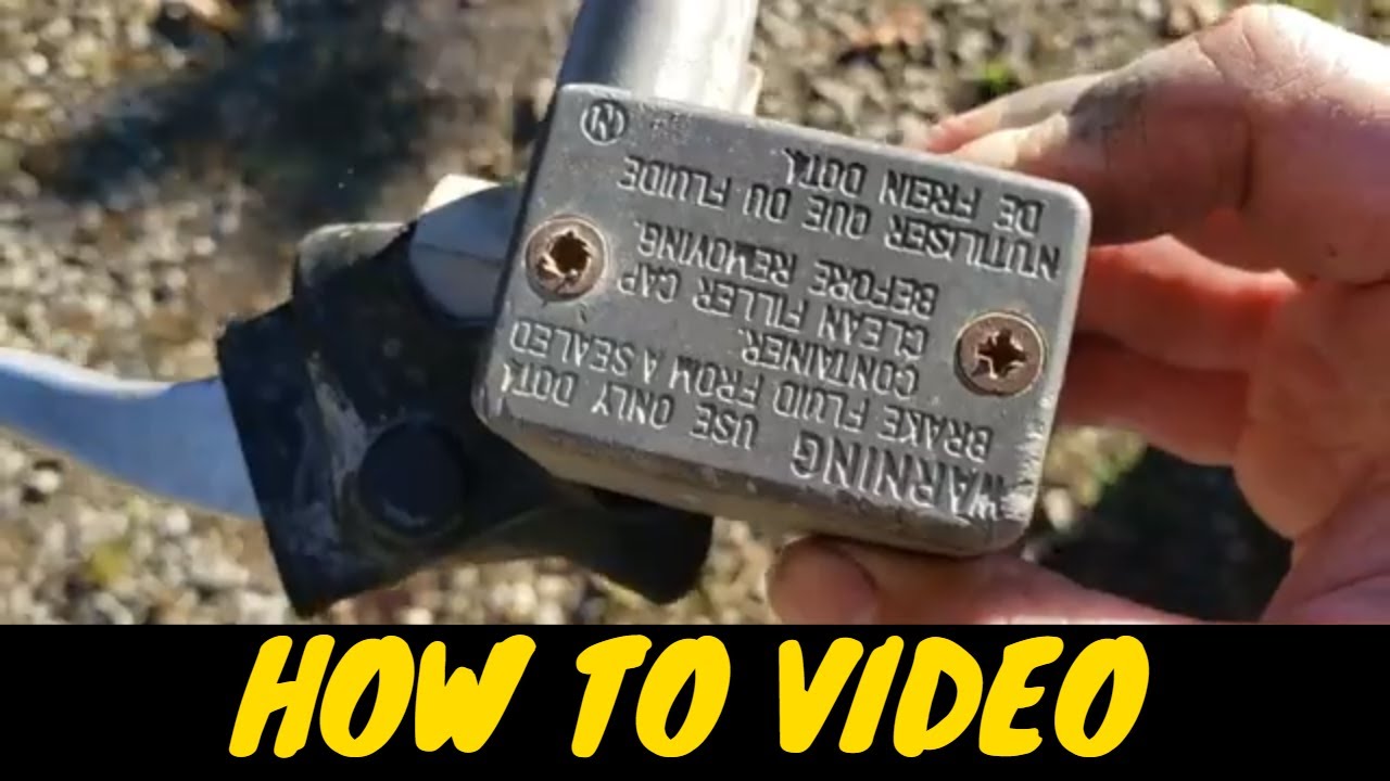 ATV Front Brake Master Cylinder Removal YouTube