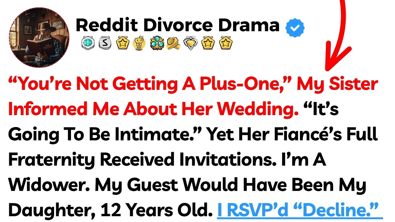 “You’re Not Getting A Plus-One,” My Sister Informed Me About Her Wedding. “It’s Going To Be Intimate