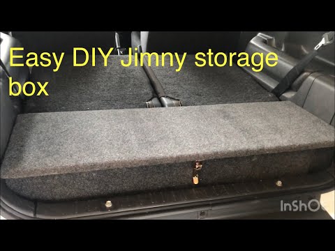 How to make a Suzuki Jimny DIY boot storage box