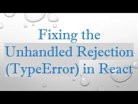 Fixing the Unhandled