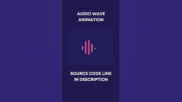 Audio Wave Animation | HTML CSS