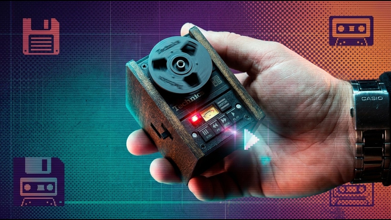 DIY Mini Music Player 2026: Technics Reel Style - Мини Плеер - YouTube