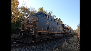 Fast CSX mixed freight headed east through Sidney, Ohio