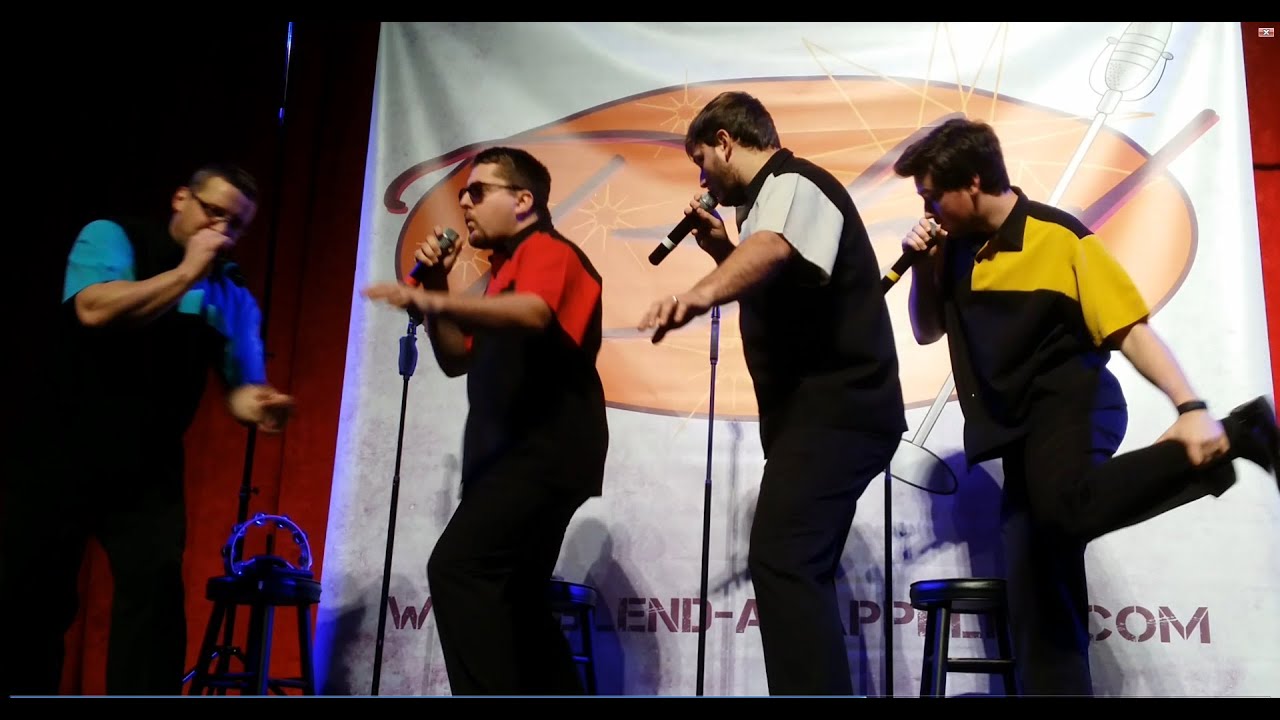 “Blend” performs “Wipeout” in their unique a cappella style at Athens