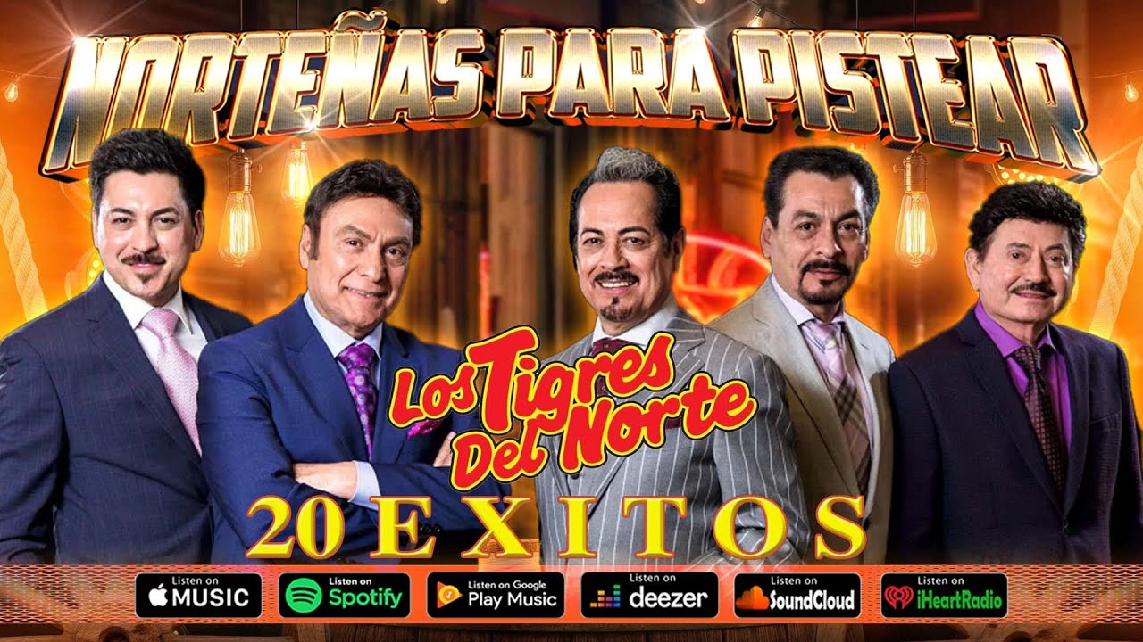 Los Tigres del Norte 🐯🎶 Corridos y Norteñas Inolvidables | 30 Éxitos Legendarios
