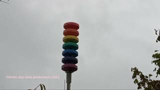 Federal Signal Rainbow Painted Modulator Siren Test - Monroe Michigan | Voice & Alert
