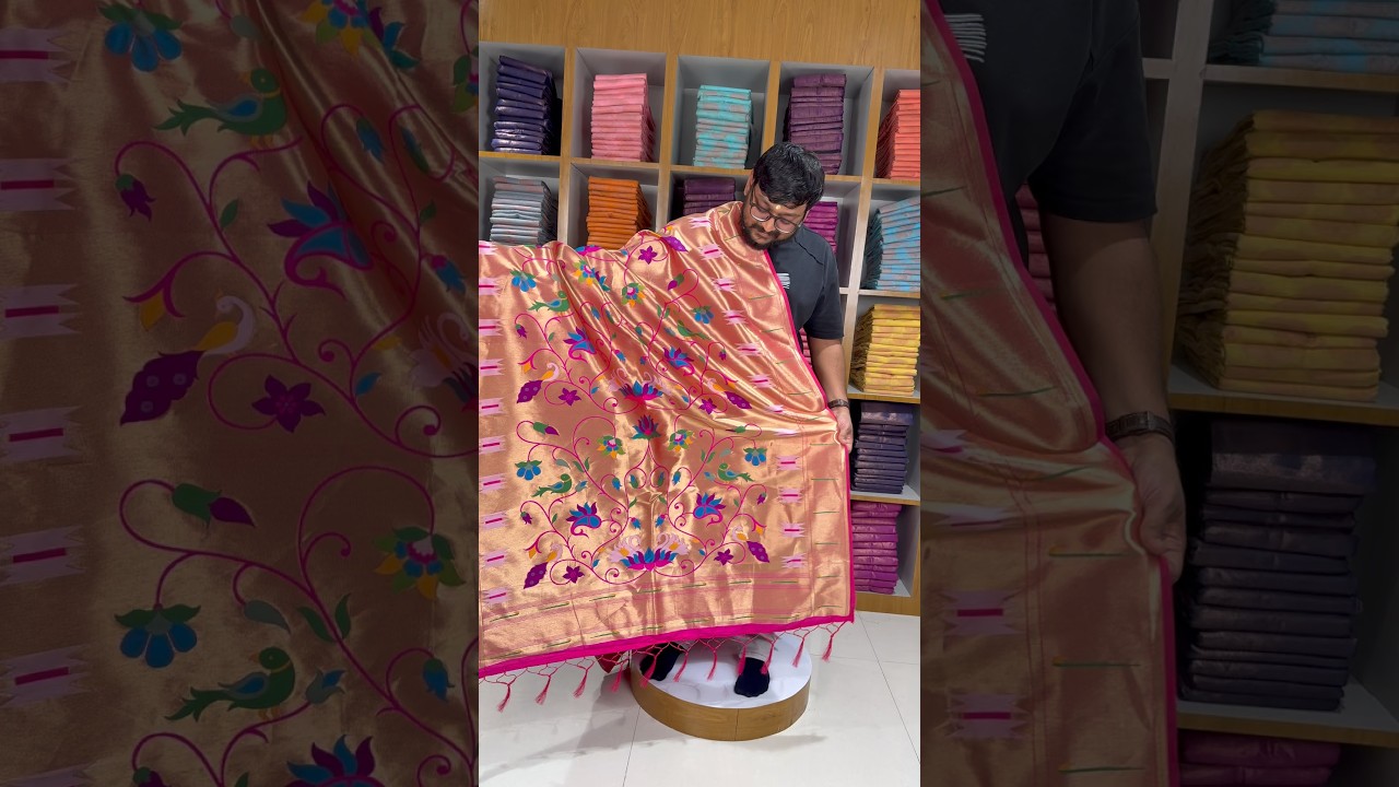 Paithani Soft Silk Rajhans Jaal Dupatta