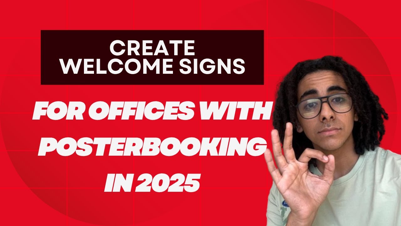 Create a Digital Welcome Sign for Offices with PosterBooking