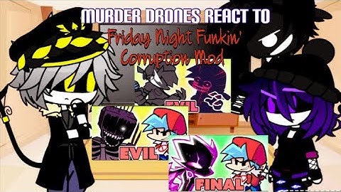 MD react to FNF Corruption Mod by Phantom Fear | Ft. Soul BF (Gacha Club) | Glitch Productions