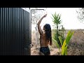 #34 How I Shower in The Cabin [OUTDOOR HOT WATER SHOWER]