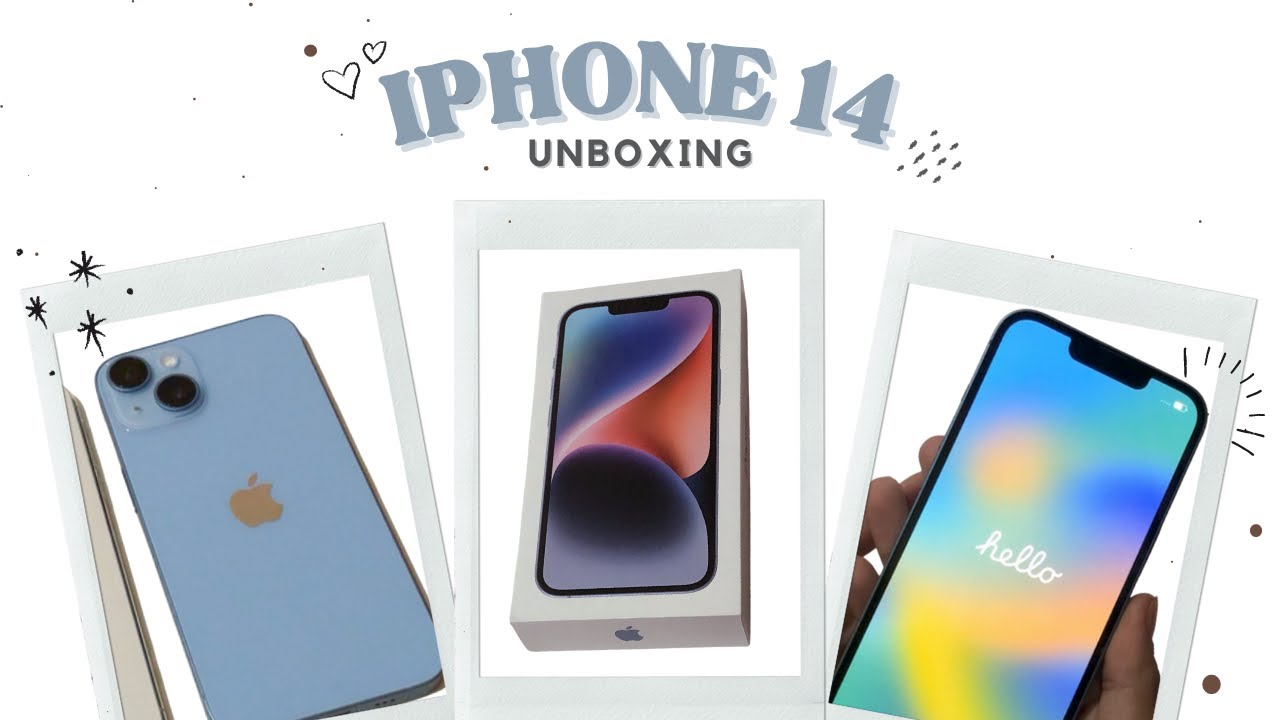 iPhone 14 Blue (128GB) Unboxing + Shein Accessories | Chill & Relaxing Vlog 🍎