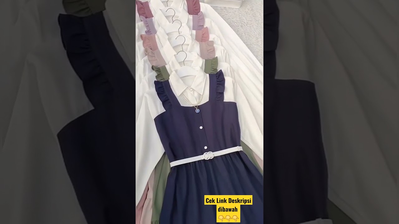 Kode 001 - Gamis Remaja Casual - Shopee Haul