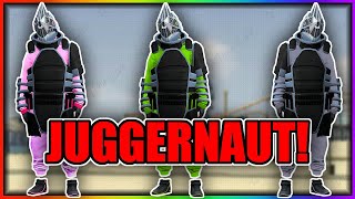 GTA5 I *NEW* MODDED OUTFIT JOBS! Colored JUGGERNAUT Outfits! (PATCH 1.70)